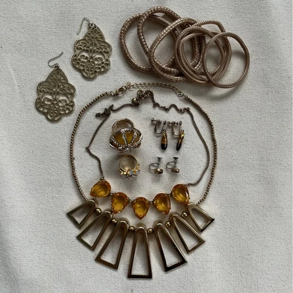 Jewelry Bundle - Gold & Yellow - Picture 1 of 15